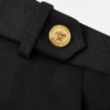 Pantalones holgados de gabardina de cintura baja Pantalones holgados de gabardina de cintura baja