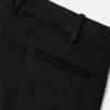 Pantalones holgados de gabardina de cintura baja Pantalones holgados de gabardina de cintura baja