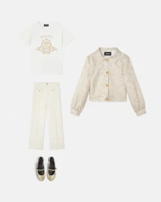 Pantalones infantiles de punto milanés
