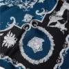 Pañuelo de sarga de seda estampado 90 cm Pañuelo de sarga de seda estampado 90 cm
