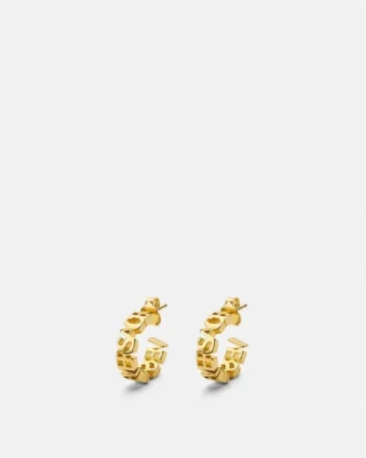 Pendientes con el logotipo de Versace