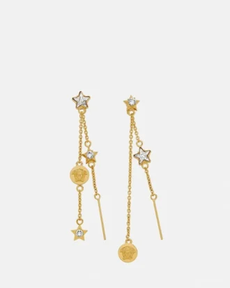Pendientes de cristal con estrella Medusa