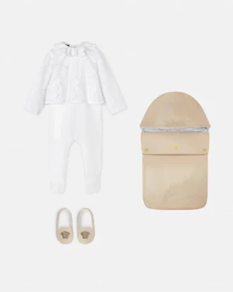 Pijama de algodón devoré para bebé