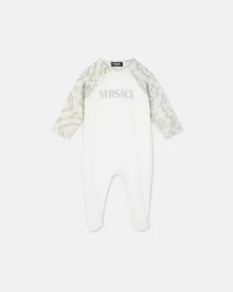 Pijama de jersey de algodón estampado para bebé