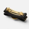 Pinza para el cabello con cinta Gianni y tachuelas Pinza para el cabello con cinta Gianni y tachuelas