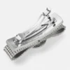 Pinza para el cabello con lazo Gianni de malla metálica derecha Pinza para el cabello con lazo Gianni de malla metálica derecha