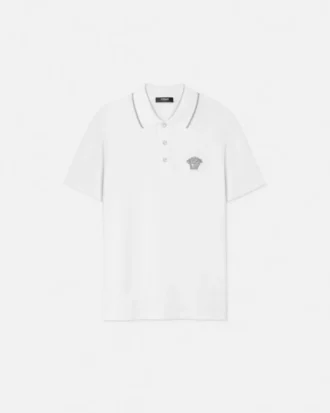 Polo con Medusa bordada
