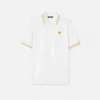 Polo de piqué de algodón bordado Polo de piqué de algodón bordado