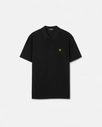 Polo de piqué de algodón bordado