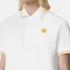 Polo de piqué de algodón bordado Polo de piqué de algodón bordado