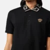 Polo de piqué de algodón bordado Polo de piqué de algodón bordado
