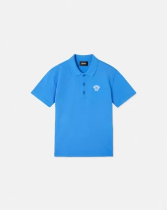 Polo de piqué de algodón bordado para niño
