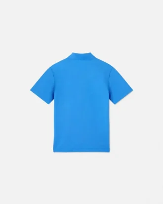 Polo de piqué de algodón bordado para niño