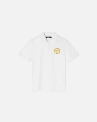 Polo de piqué de algodón estampado para niño Polo de piqué de algodón estampado para niño
