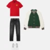 Polo de piqué de algodón estampado para niño Polo de piqué de algodón estampado para niño