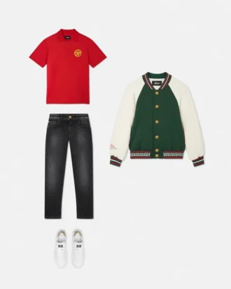 Polo de piqué de algodón estampado para niño Polo de piqué de algodón estampado para niño