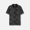 Polo de piqué de algodón jacquard Polo de piqué de algodón jacquard