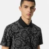 Polo de piqué de algodón jacquard Polo de piqué de algodón jacquard