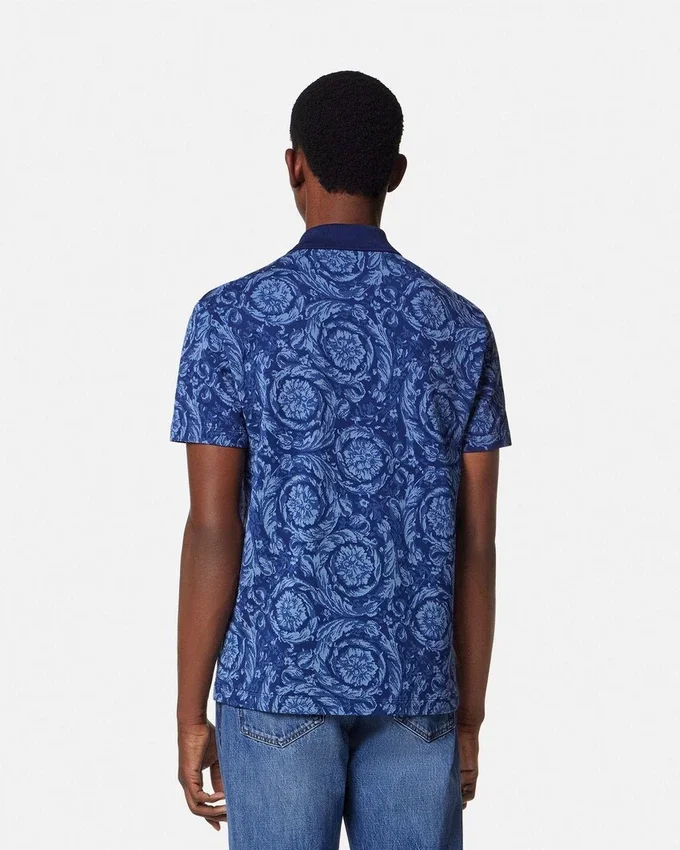 Polo de piqué de algodón jacquard Polo de piqué de algodón jacquard