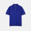 Polo de punto de seda y algodón Polo de punto de seda y algodón