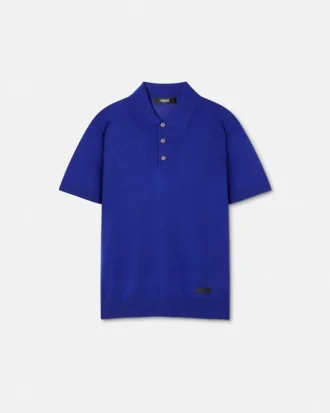 Polo de punto de seda y algodón