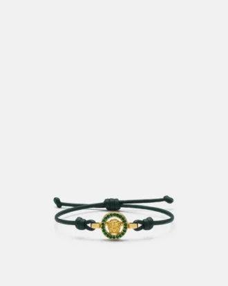 Pulsera de cuero con cristales Medusa 95