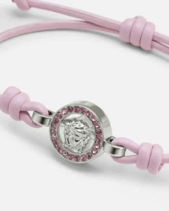 Pulsera de cuero con cristales Medusa 95