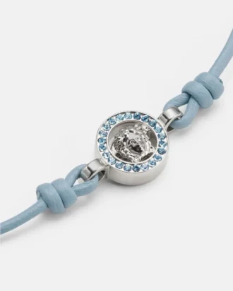 Pulsera de cuero con cristales Medusa 95