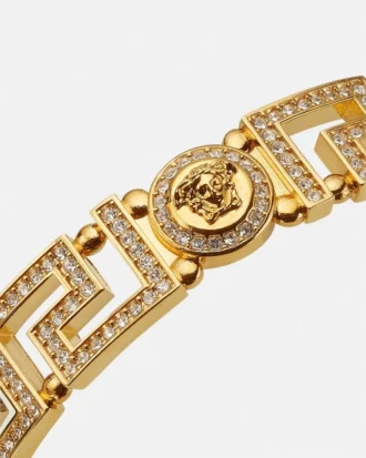 Pulsera tipo esclava Greca Crystal