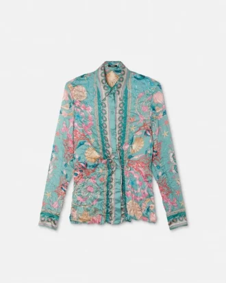 Safety Pin Underwater Barocco Camisa drapeada