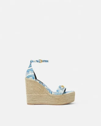 Sandalias con cuña Medusa 95 120 mm