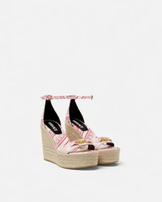 Sandalias con cuña Medusa 95 120 mm