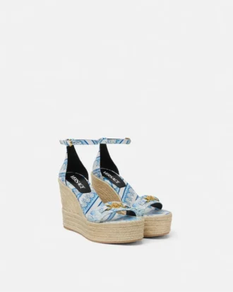 Sandalias con cuña Medusa 95 120 mm