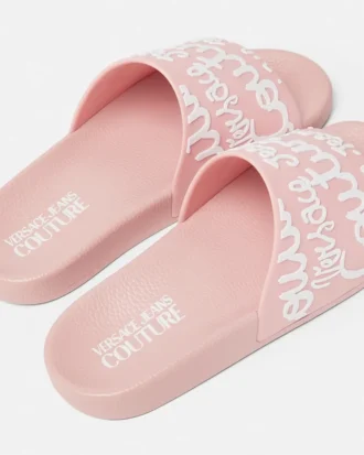 Sandalias con logo Shelly