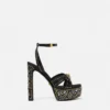 Sandalias con tachuelas Gianni Ribbon 140 mm Sandalias con tachuelas Gianni Ribbon 140 mm