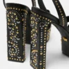 Sandalias con tachuelas Gianni Ribbon 140 mm Sandalias con tachuelas Gianni Ribbon 140 mm