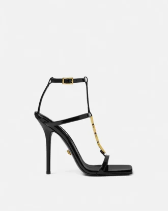 Sandalias de charol con cadena V2025 105 mm