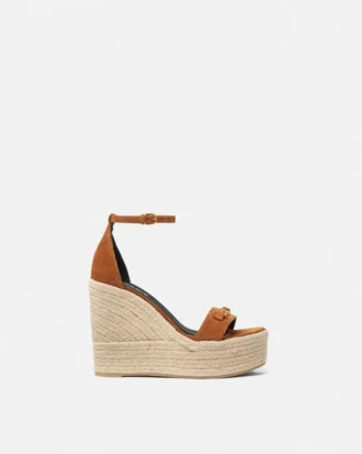 Sandalias de cuña de ante Medusa 95 120 mm