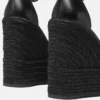 Sandalias de cuña de piel Medusa 95 120 mm Sandalias de cuña de piel Medusa 95 120 mm
