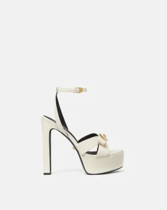 Sandalias de cuero con lazo Gianni 140 mm