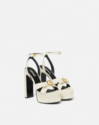 Sandalias de cuero con lazo Gianni 140 mm