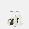 Sandalias de cuero con lazo Gianni 140 mm Sandalias de cuero con lazo Gianni 140 mm