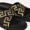Sandalias de napa jacquard Sandalias de napa jacquard