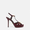 Sandalias de piel V 120 mm Sandalias de piel V 120 mm