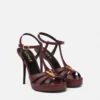 Sandalias de piel V 120 mm Sandalias de piel V 120 mm