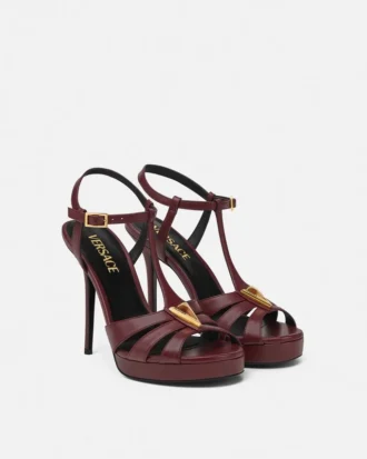 Sandalias de piel V 120 mm