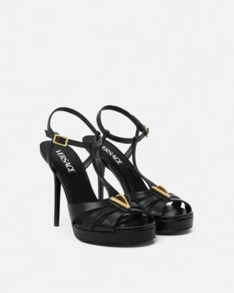 Sandalias de piel V 120 mm