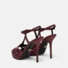 Sandalias de piel V 120 mm Sandalias de piel V 120 mm