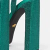 Sandalias de satén con adorno de lazo Gianni Ribbon 140 mm