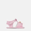 Sandalias de satén estampadas para bebé Sandalias de satén estampadas para bebé